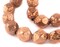 The Bead Chest Copper Dotted Diamond Cut Hollow Tribal Beads (18mm)